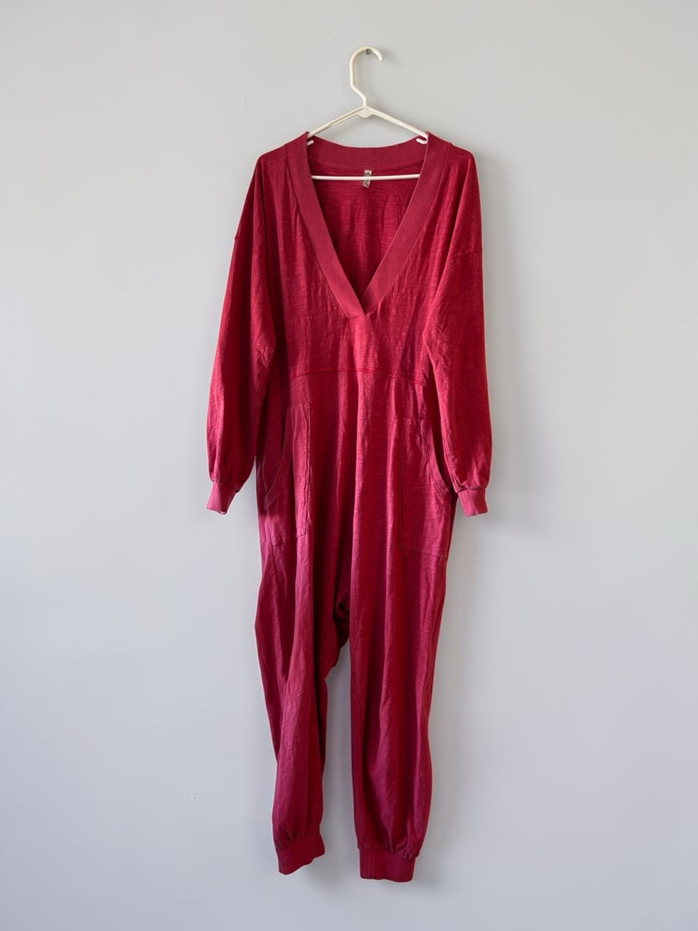 Free People Just Because Jumpsuit Summer Rain Onesie V-Neck Romper Size Small - Picture 2 of 10
